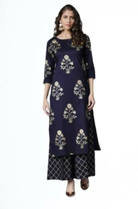 GOLDEN KURTI PLAZO